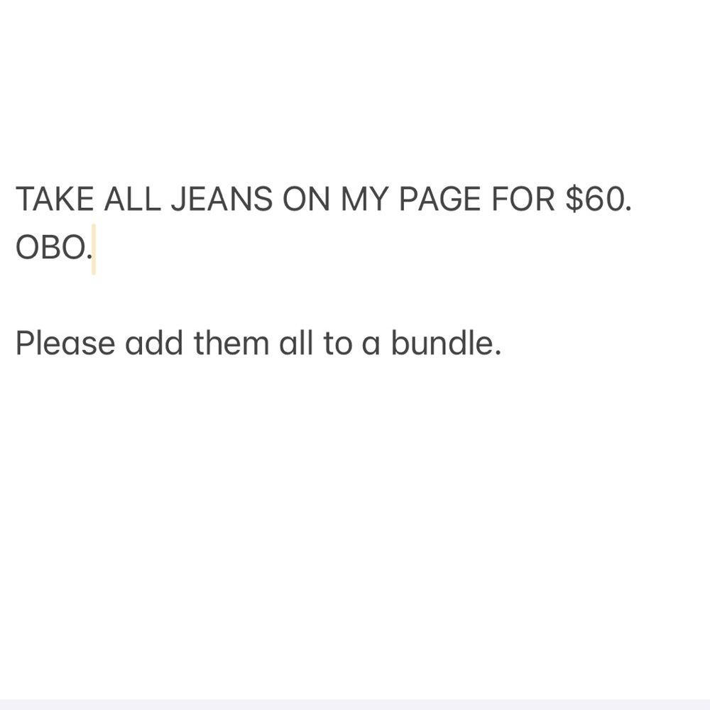ALL WOMENS JEANS FOR $60